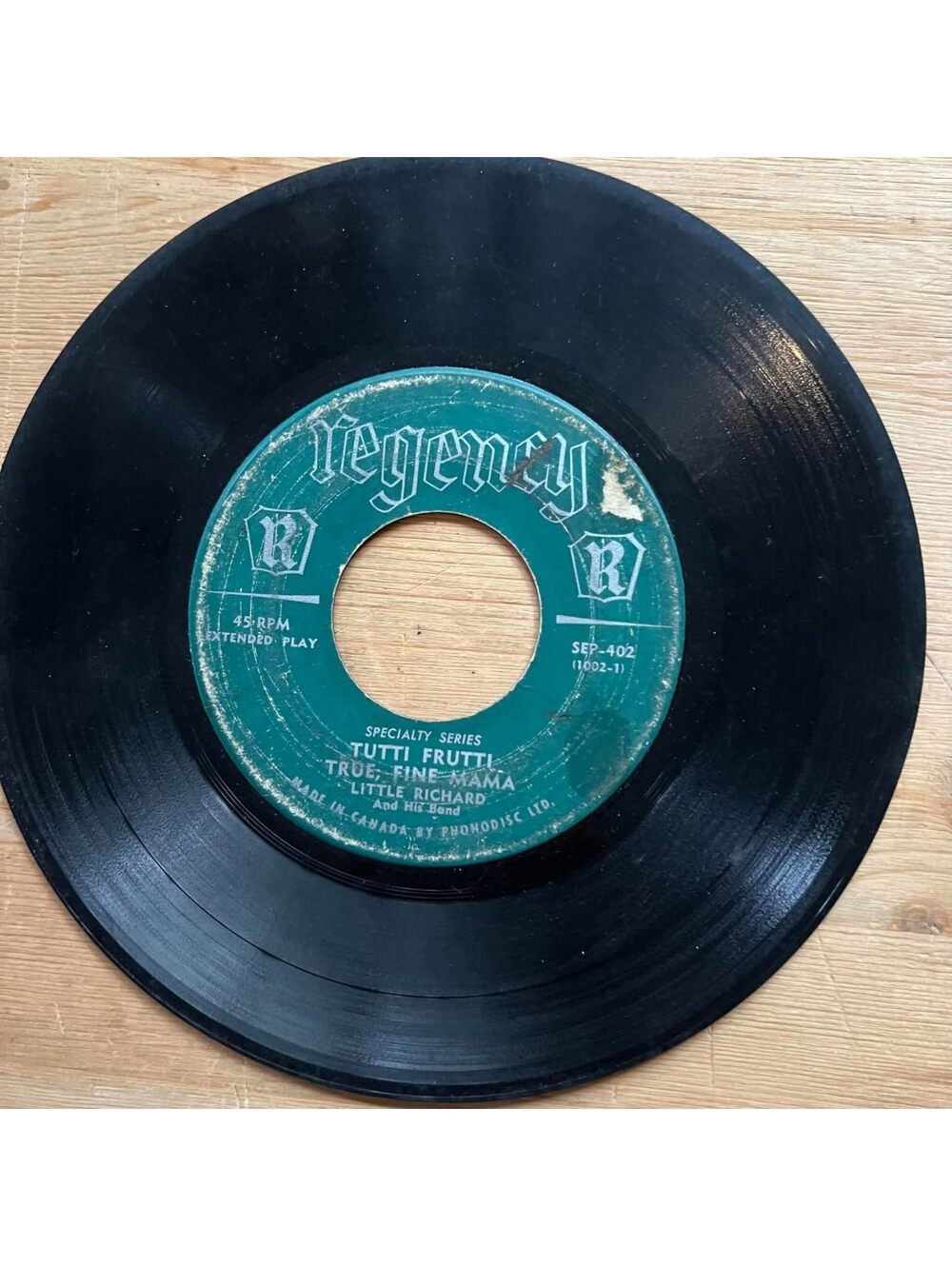 Little Richard and his Band-Tutti Frutti True; Fine Mama/Rip it Up 45rpm VG+ R14